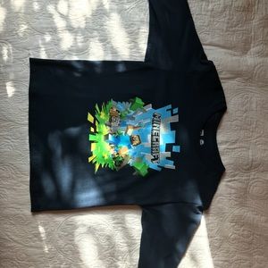 Boys Minecraft long sleeve shirt